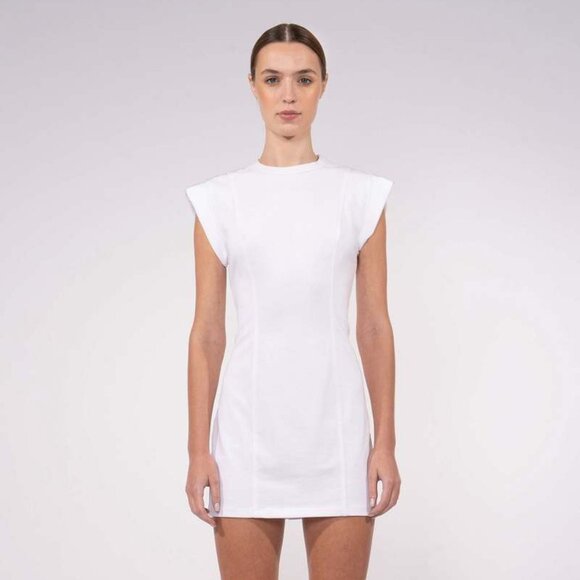NONCHALANT LABEL Becca Dress in White - Picture 1 of 7